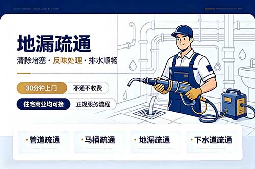 江阴地漏疏通