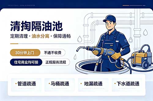 江阴清掏隔油池
